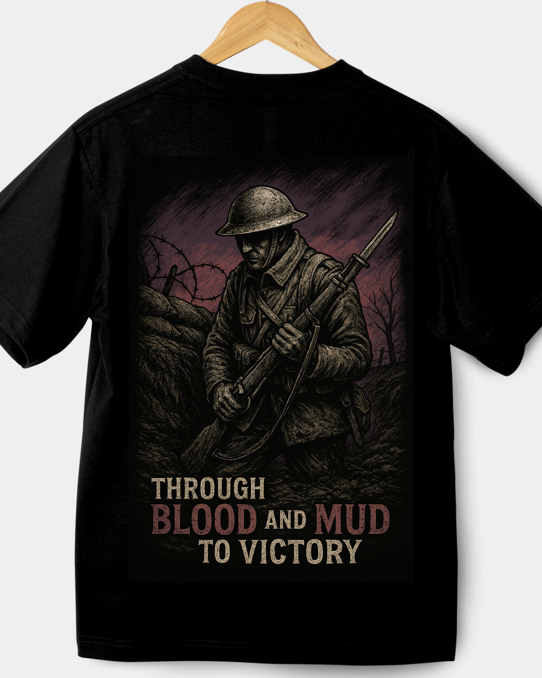 Remera Through Bloo and Mud To Victory