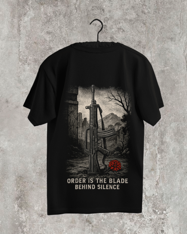 Remera Order Is The Blade Behind Silence